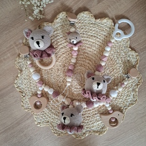 Horgolt macis ajándékok babáknak- állítsd össze Te az álomcsomagot!, Játék & Sport, Babalátogató ajándékcsomag, Horgolás, MESKA