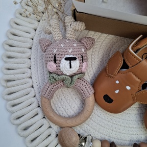 Őzikés babalátogató ajándékcsomag  - baba - mama - babalátogató ajándékcsomag - Meska.hu