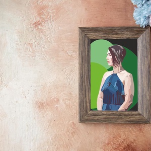 Digitális portré - művészet - grafika & illusztráció - digitális - Meska.hu