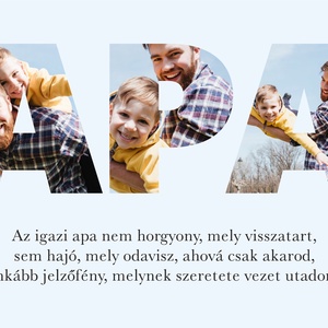Anya/apa poszter - fali kép A4 méretben - otthon & életmód - dekoráció - kép & falikép - poszter - Meska.hu