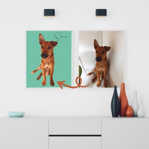 Digitális portré / illusztráció kisállatodról - művészet - grafika & illusztráció - digitális - Meska.hu