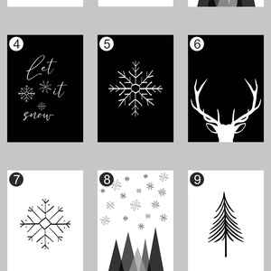 Karácsonyi poszter szett -  A4 - 3db - művészet - grafika & illusztráció - digitális - Meska.hu