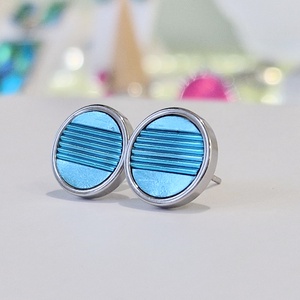 Türkiz kézműves medál,  fülbevaló, nyaklánc  - ékszer - ékszerszett - Meska.hu