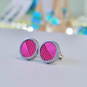 Fuxia, kézműves medál,  fülbevaló, nyaklánc  - ékszer - ékszerszett - Meska.hu