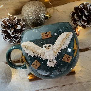 Harry potter Hedvig bögre - otthon & életmód - konyhafelszerelés, tálalás - tálalás - bögre & csésze - Meska.hu