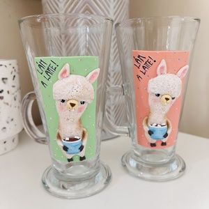 Láma Latte kávés pohár  - otthon & életmód - konyhafelszerelés, tálalás - tálalás - bögre & csésze - Meska.hu