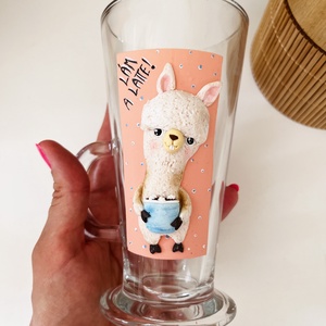 Láma Latte kávés pohár  - otthon & életmód - konyhafelszerelés, tálalás - tálalás - bögre & csésze - Meska.hu