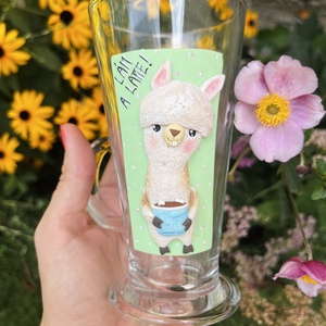 Láma Latte kávés pohár  - otthon & életmód - konyhafelszerelés, tálalás - tálalás - bögre & csésze - Meska.hu