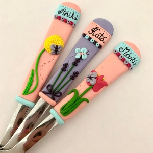 Egyedi teáskanál  - otthon & életmód - konyhafelszerelés, tálalás - tálalás - kanál & villa - Meska.hu