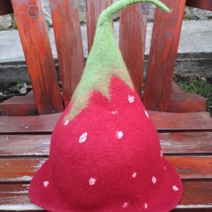 Eperke szaunasapka, nemez sapka, Ruha & Divat, Sál, Sapka, Kendő, Sapka, Nemezelés, MESKA