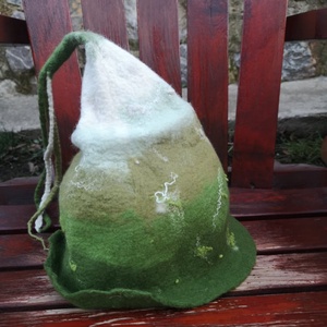 Zöld-fehér szaunasapka, manósapka, nemez sapka - ruha & divat - sál, sapka, kendő - sapka - Meska.hu Zöld-fehér szaunasapka, manósapka, nemez sapka - ruha & divat - sál, sapka, kendő - sapka - Meska.hu