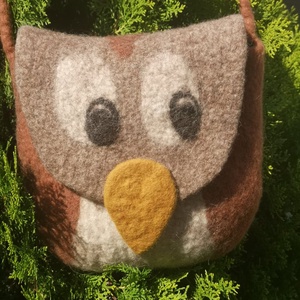 Baglyos nagy nemeztáska  - táska & tok - kézitáska & válltáska - válltáska - Meska.hu Baglyos nagy nemeztáska  - táska & tok - kézitáska & válltáska - válltáska - Meska.hu