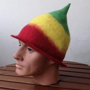 Raszta szaunasapka, manósapka, nemezsapka - Meska.hu