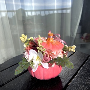 Őszi rózsaszín tötött tökdísz - otthon & életmód - dekoráció - asztal és polc dekoráció - asztaldísz - Meska.hu Őszi rózsaszín tötött tökdísz - otthon & életmód - dekoráció - asztal és polc dekoráció - asztaldísz - Meska.hu