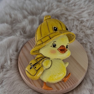 Kiscsibés gipszfigura, Kellékek & szerszámok, Dekorációs kellékek, Figurák, Festett tárgyak, Gipszöntés, MESKA