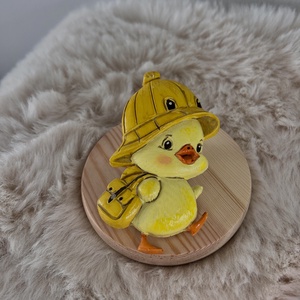 Kiscsibés gipszfigura - kellékek & szerszámok - dekorációs kellékek - figurák - Meska.hu