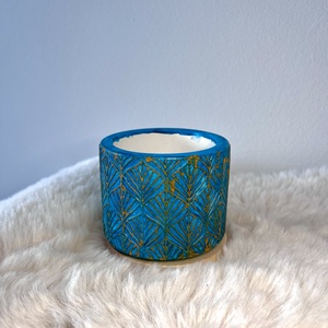 Mintás kaspó - otthon & életmód - virágdekoráció - virágtartó - kaspó - Meska.hu