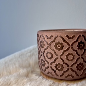 Mintás kaspó - otthon & életmód - virágdekoráció - virágtartó - kaspó - Meska.hu