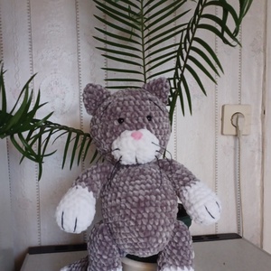 Amigurumi plüss cica - játék & sport - plüssállat & játékfigura - cica - Meska.hu