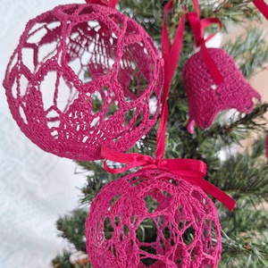 Horgolt karácsonyfa díszek, , Horgolás, MESKA