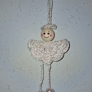 Horgolt angyalka - Meska.hu