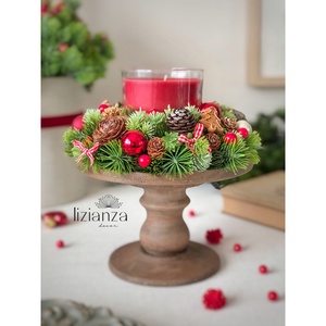'Isabella' adventi asztaldísz - Meska.hu
