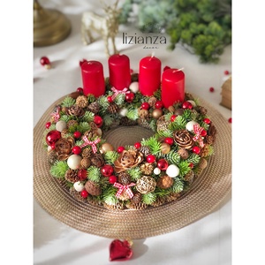 Adventi koszorú  - Meska.hu