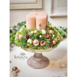 'Gréta' adventi asztaldísz - Meska.hu