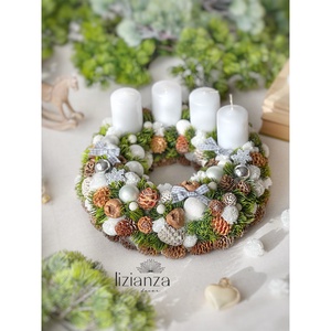 'Florine' adventi koszorú  - Meska.hu