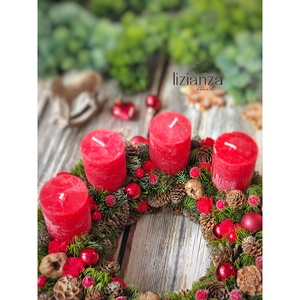 'Emmi' adventi koszorú  - karácsony - adventi díszek - adventi koszorú - Meska.hu