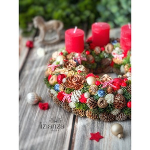 'Bori' adventi koszorú  - Meska.hu