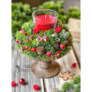 'Carmen' adventi asztaldísz - karácsony - adventi díszek - adventi koszorú - Meska.hu