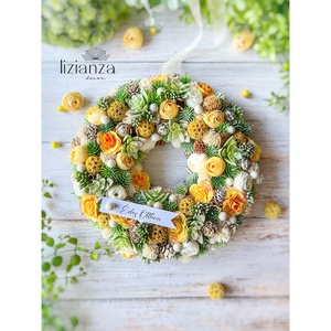 'Annaliza' tavaszi ajtódísz - Meska.hu