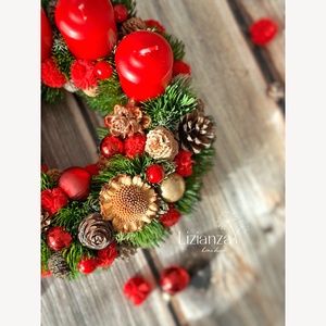 'Fanni' adventi koszorú  - karácsony - adventi díszek - adventi koszorú - Meska.hu