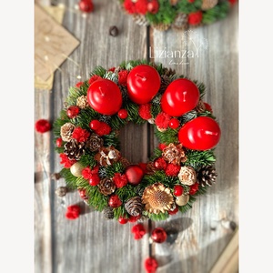 'Fanni' adventi koszorú  - karácsony - adventi díszek - adventi koszorú - Meska.hu