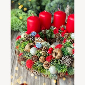 'Sarolta' adventi koszorú  - Meska.hu