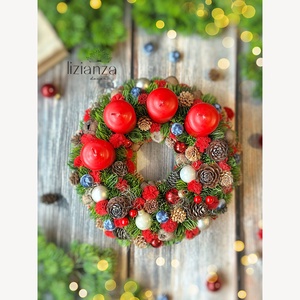 'Hanna' adventi koszorú  - karácsony - adventi díszek - adventi koszorú - Meska.hu