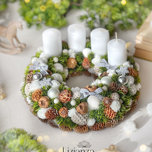 'Florine' adventi koszorú  - Meska.hu