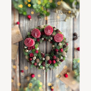 Aisa adventi koszorú - karácsony - adventi díszek - adventi koszorú - Meska.hu