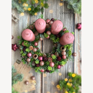 Tessa adventi koszorú - karácsony - adventi díszek - adventi koszorú - Meska.hu Tessa adventi koszorú - karácsony - adventi díszek - adventi koszorú - Meska.hu