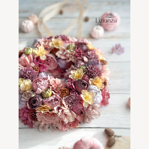 Inez őszi ajtódísz  - otthon & életmód - dekoráció - ajtó- és ablak dekoráció - ajtódísz & kopogtató - Meska.hu