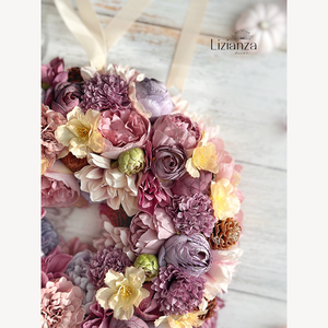 Inez őszi ajtódísz  - otthon & életmód - dekoráció - ajtó- és ablak dekoráció - ajtódísz & kopogtató - Meska.hu