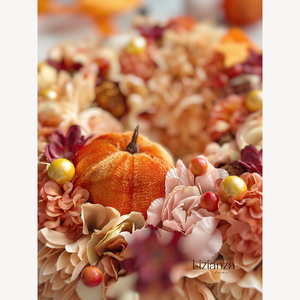 Johanna őszi ajtódísz  - otthon & életmód - dekoráció - ajtó- és ablak dekoráció - ajtódísz & kopogtató - Meska.hu