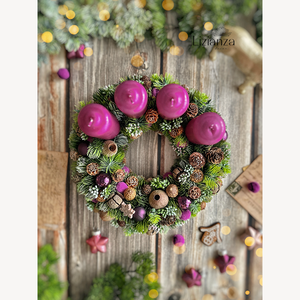 Dorothy adventi koszorú - karácsony - adventi díszek - adventi koszorú - Meska.hu