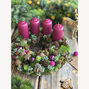 Dorothy adventi koszorú - karácsony - adventi díszek - adventi koszorú - Meska.hu