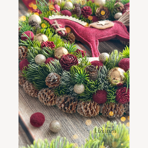 Amelie adventi ajtódísz - karácsony - adventi díszek - adventi ajtódísz - Meska.hu