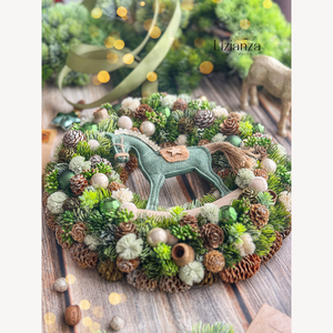 Gerda adventi ajtódísz - karácsony - adventi díszek - adventi ajtódísz - Meska.hu