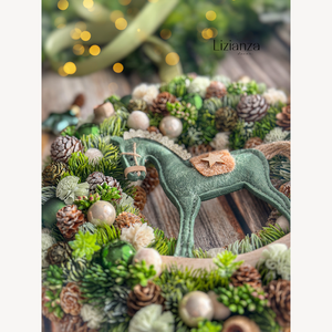 Gerda adventi ajtódísz - karácsony - adventi díszek - adventi ajtódísz - Meska.hu