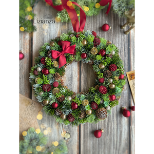 Grace adventi ajtódísz - Meska.hu