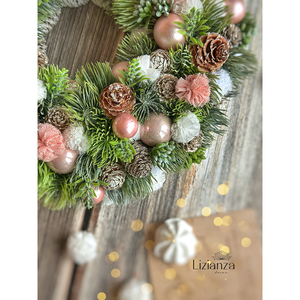 Elisa adventi koszorú  - karácsony - adventi díszek - adventi koszorú - Meska.hu